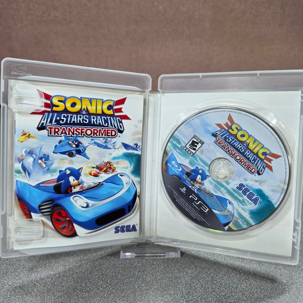 Sega Sonic & All-Stars Racing Transformed PS3 One Size Blue Excellent Racing - Picture 3 of 3